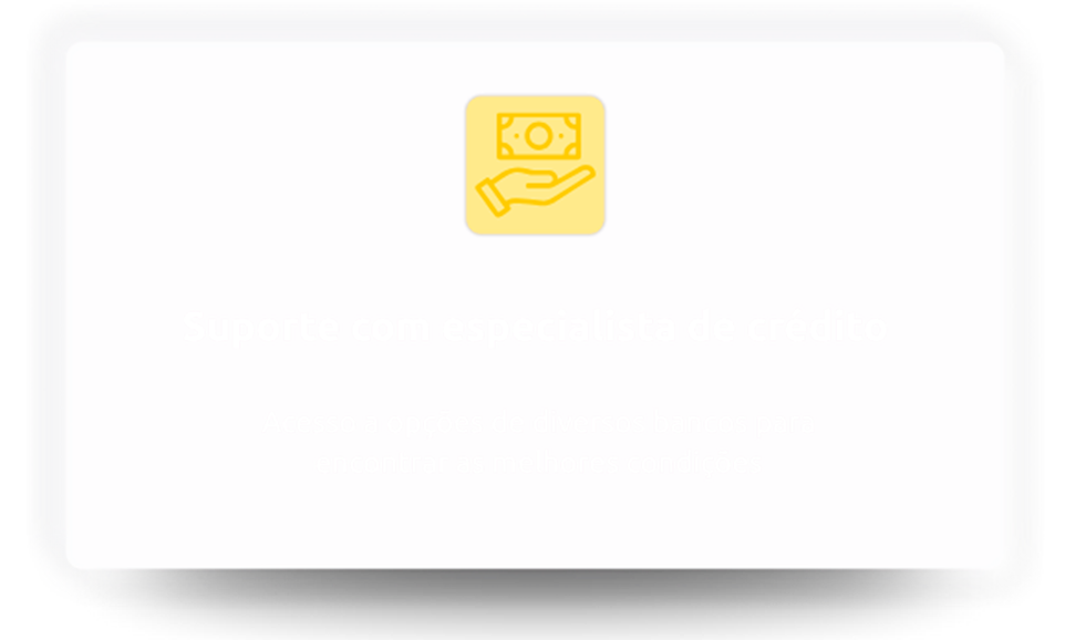 Suporte com especialista de crédito